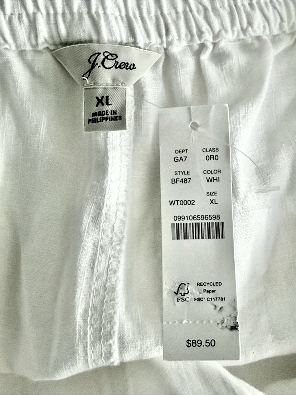 J. Crew New Seaside Pant Linen Blend - Picture 8 of 16
